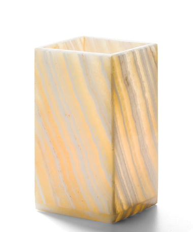 5"H Square Alabaster Luxor™ Lamp