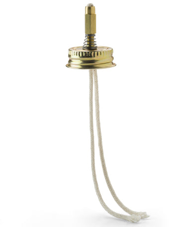 2"H Metal Candle/Lamp Burner Assembly
