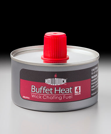 2-7/10"H Stay-Cool Metal Buffet Heat Wick Chafing Fuel (4-Hour)
