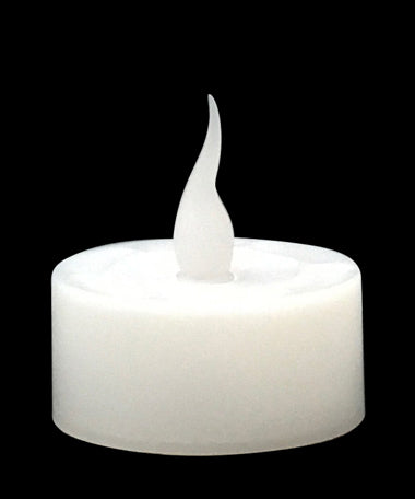 Amber LED Flameless Tealight Candle