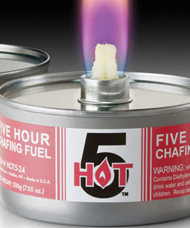Reusable Metal Hot 5™ Wick Chafing Fuel, 5 hours