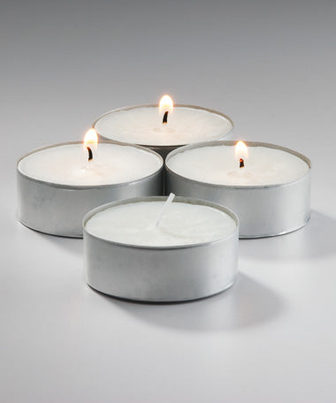 7/8"H Wax Select Wax® Mega Tealight Candle, 12 hours