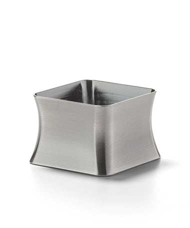 1-3/4"H Satin Pewter Metal Square Odyssey™ Lamp Base