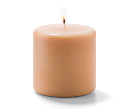 3"H Cappuccino Wax Select Wax® Pillar Candle