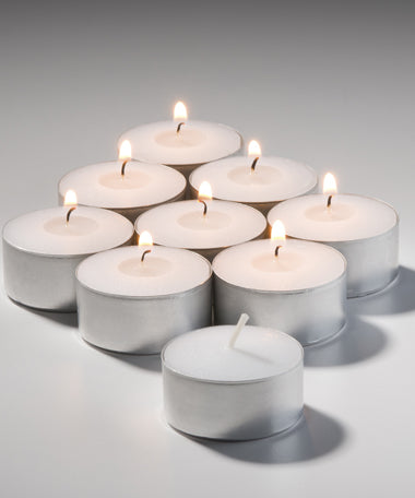 5/8"H Wax Select Wax® Tealight Candle, 7 hours