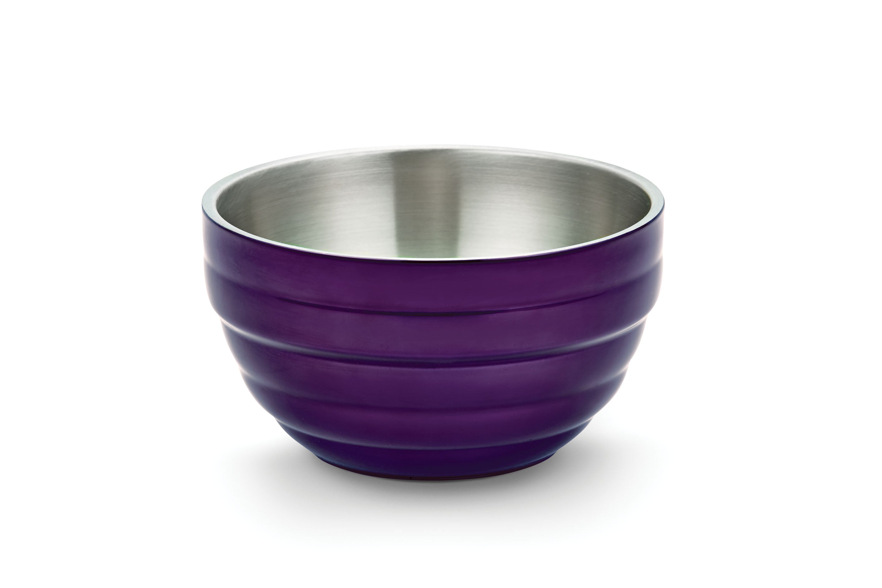 1.7-quart Round Colored Double-Wall Insulated Serving Bowl in Passion Purple