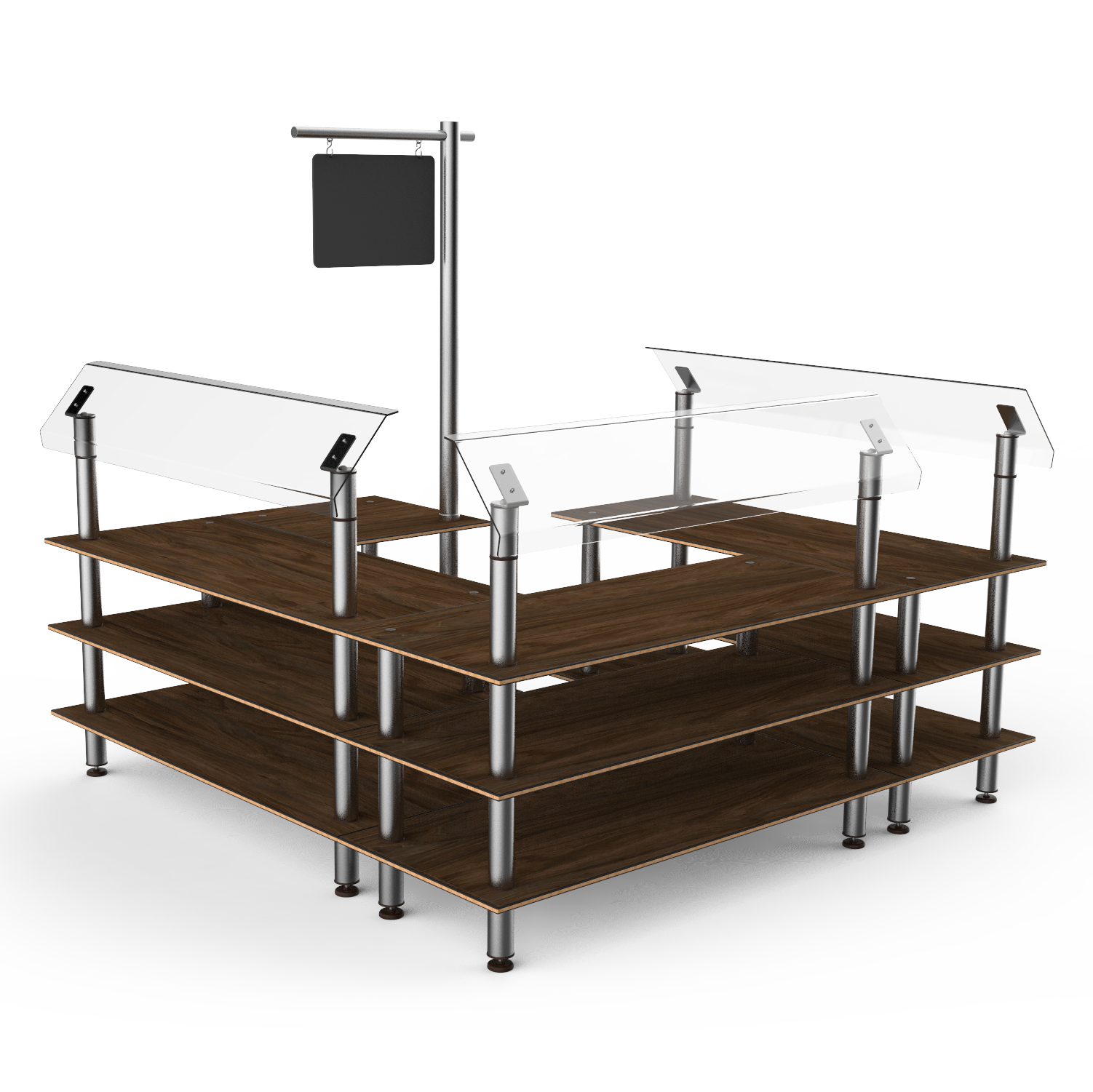 Self Service Salad Station L 100.5" W 100.5" Modular