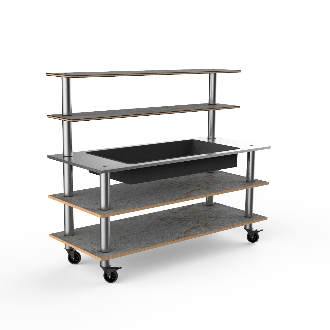 Pro Back Bar Station L 71.0" W 29.5" Modular