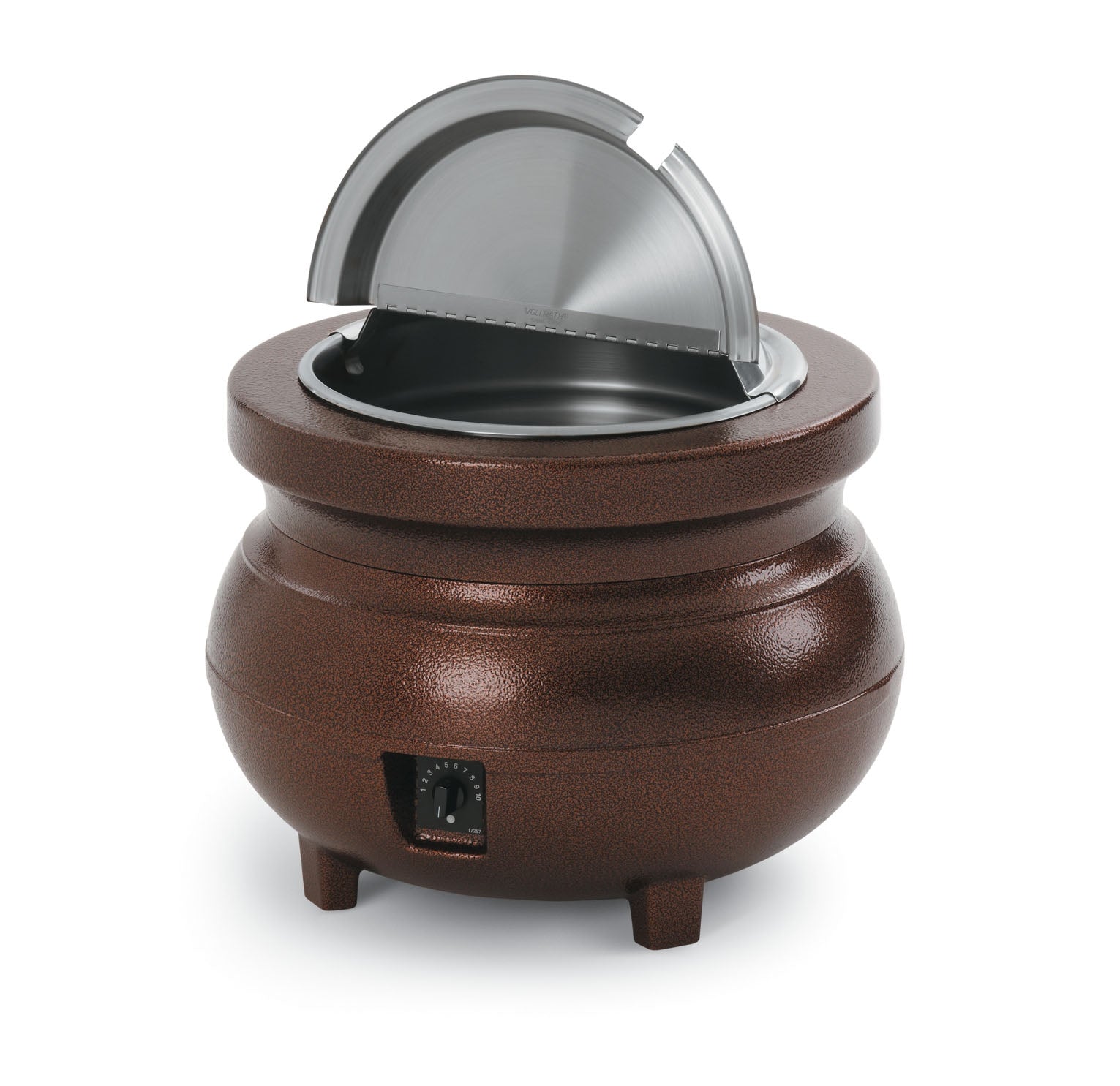 7-quart 120-volt Cayenne® 1776 & 1777 Colonial Kettle™ rethermalizer in antique copper