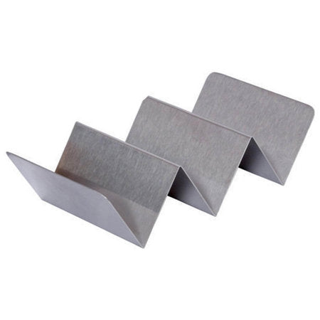 8-1/4" Stainless Steel Taco Holder, Holds 2-3 Tacos