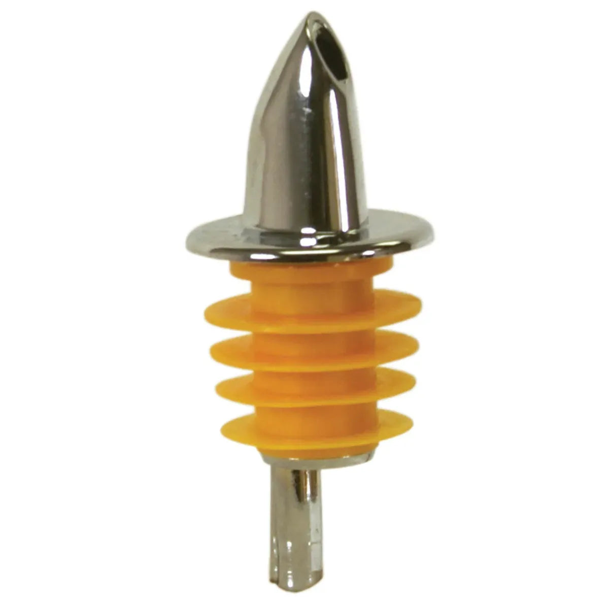 Liquid Pourer for Large Bottles, Chrome