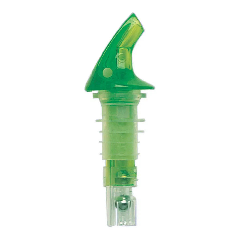 2 oz. Posi-Por™ 2000 Liquor Pourer, Neon Green with No Collar