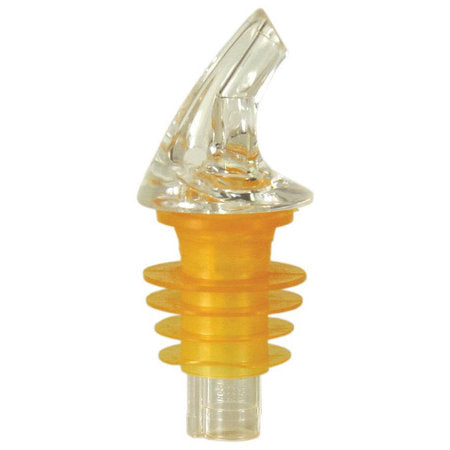 Posi-Por™ Free Pourer, Clear with No Collar, Amber Cork