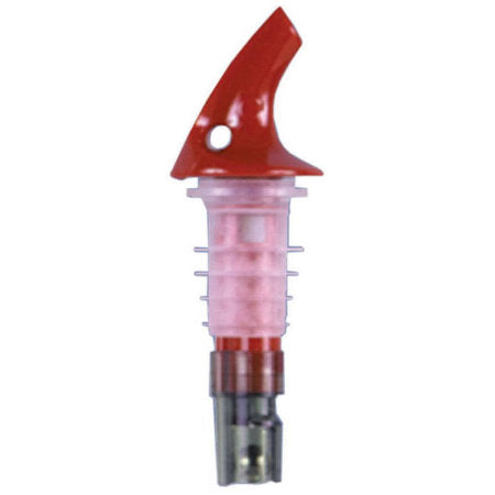 3/4 oz. Posi-Por™ 2000 Liquor Pourer, Red with No Collar