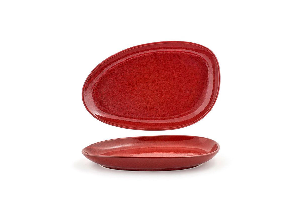 Kiln 14” x 9” Chili Oval Platter