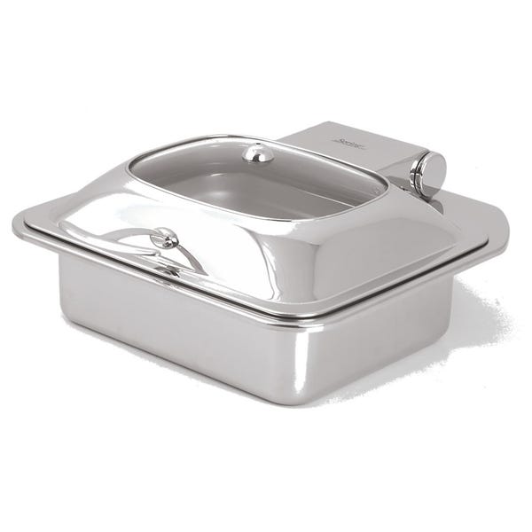 Reflection 6.9 qt. Square Induction Buffet Server, Glass Window