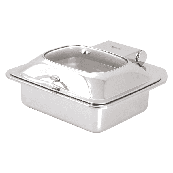 Reflection Convertible Induction Buffet Server with Glass Window, Square, 9.4 Qt