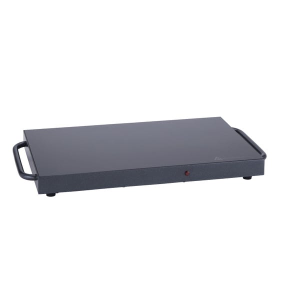 Stealth Warming Tray 24" Tempered Glass Black Titanium 230W