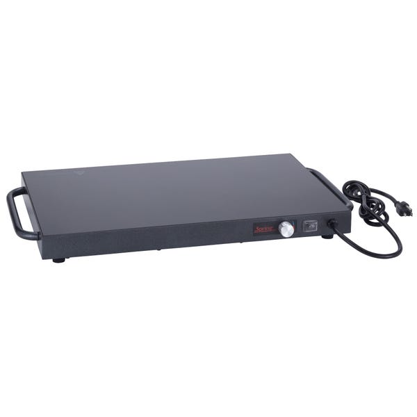 Stealth Warming Tray 24" Tempered Glass Black Titanium 230W