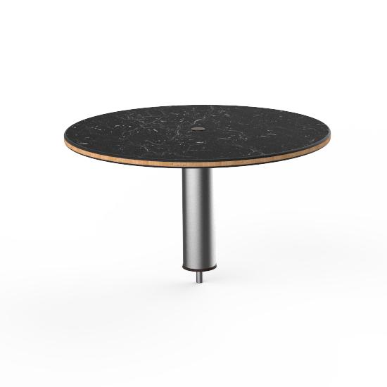 Round High Display Shelf 24.5" Dia. Modular