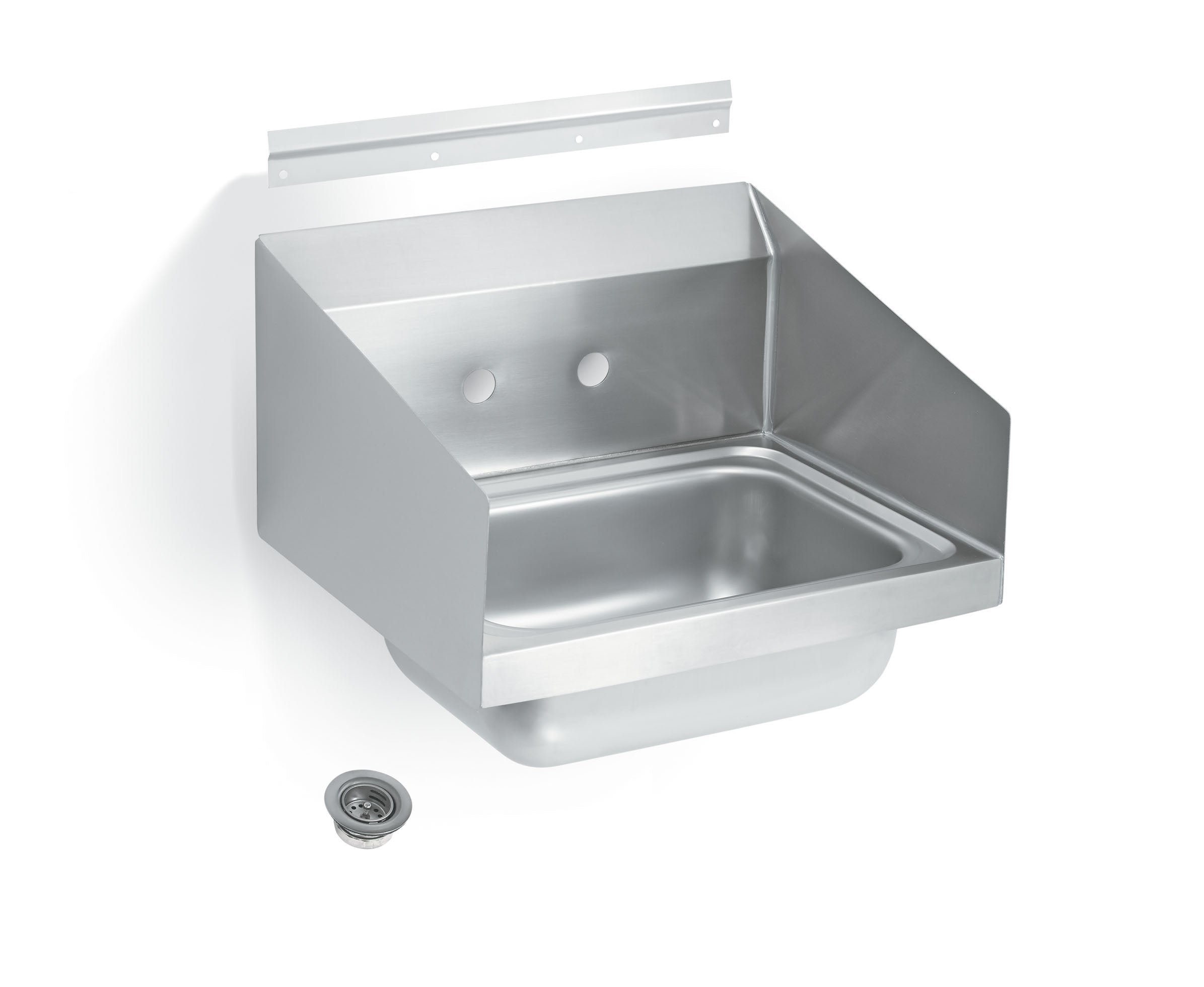 Wall-Mount Hand Sink - Sink with splash guards