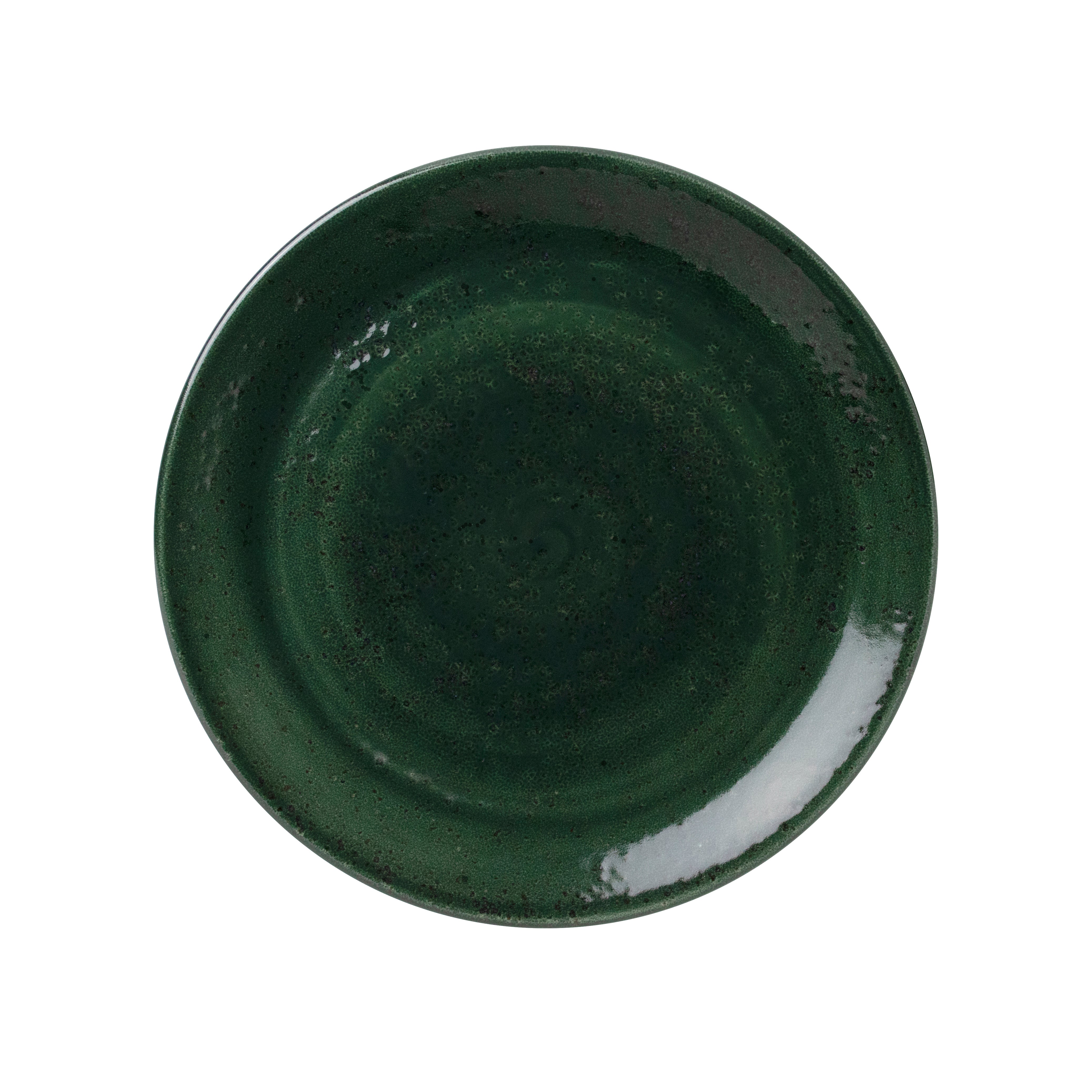 Coupe Plate 6.0" Dia. Vesuvius Burnt