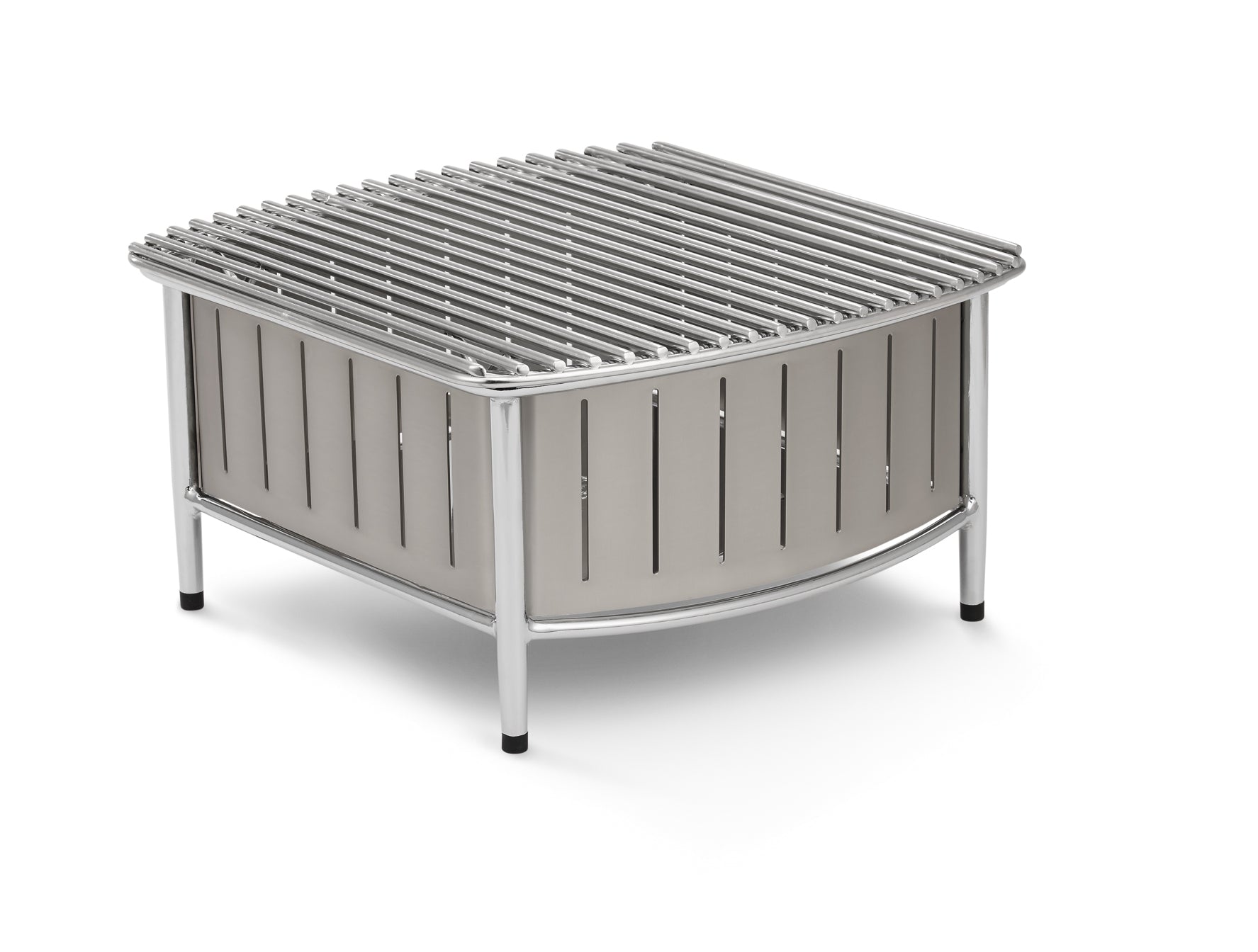 Small buffet station with wire grill, natural