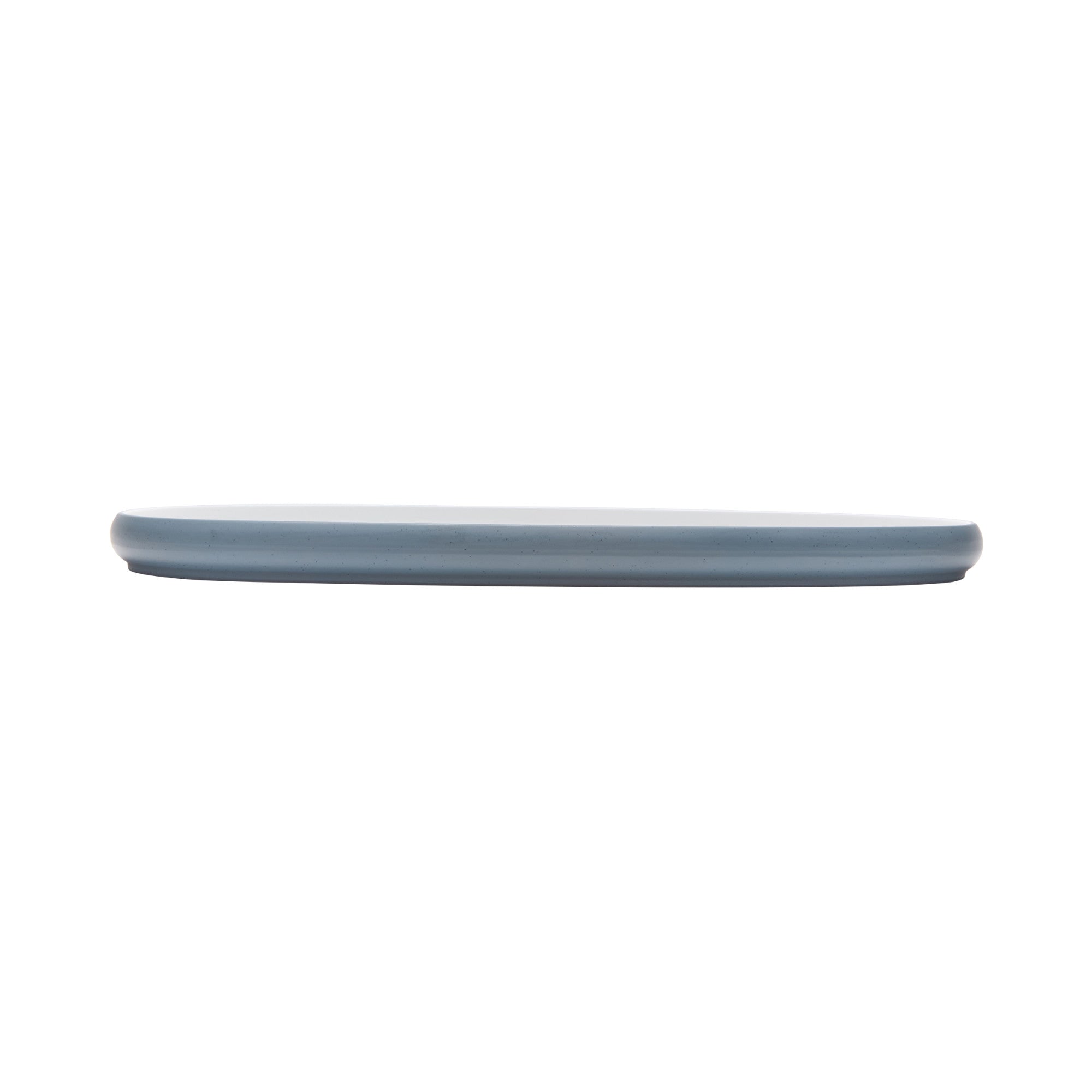 Cheforward Hatch 15.5" x 7.5" Oblong Melamine Platter, Touch of Honey/Bluejay