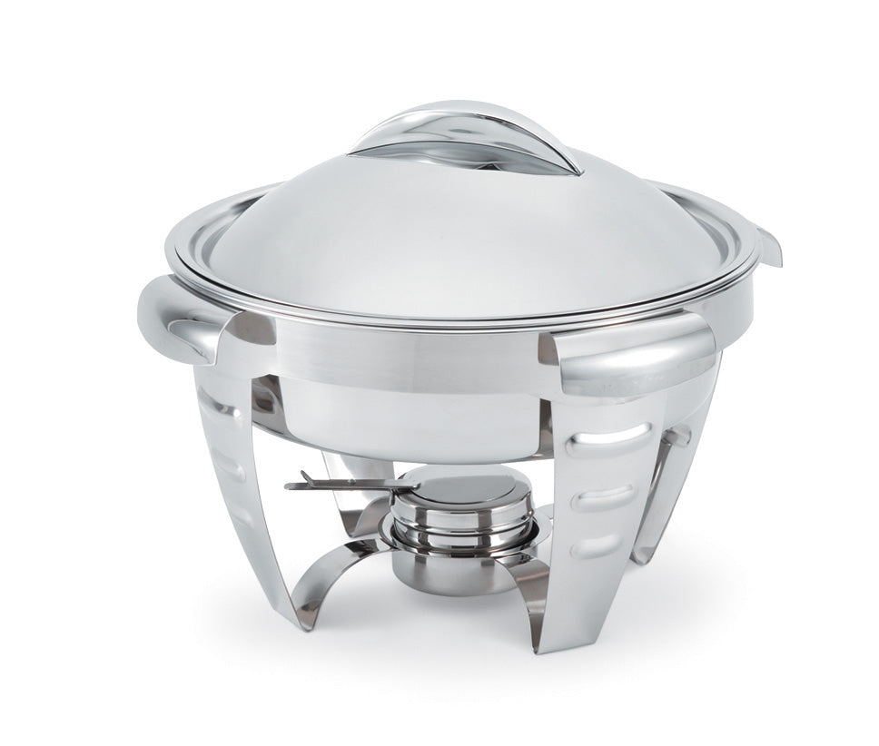 4.2-quart Round Maximillian Steel™ Chafer