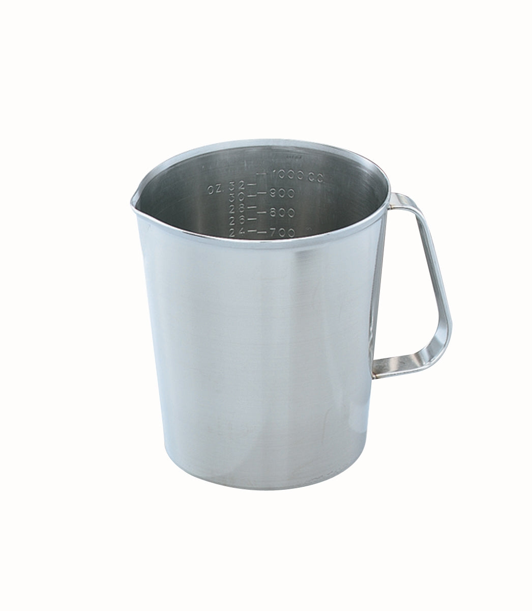 1-quart stainless steel graduated measuring cup