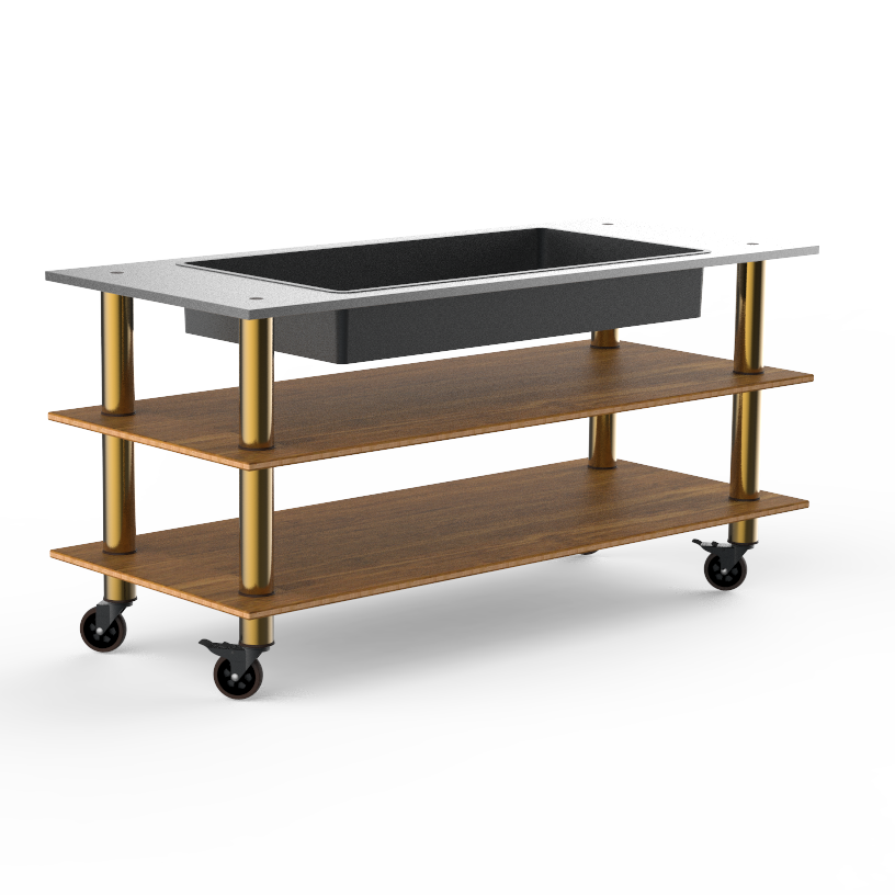 Salad Bar Station L 71.0" W 29.5" Modular