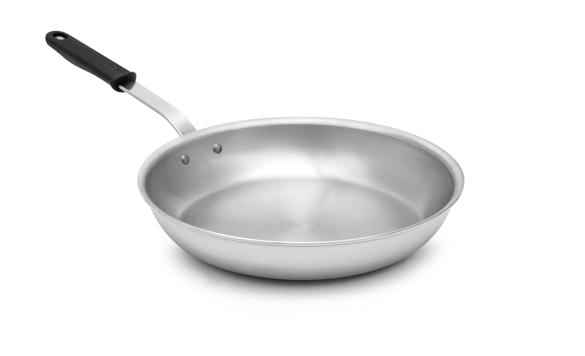 14-Inch Wear-Ever® Aluminum Fry Pan with Natural Finish and Silicone Handle