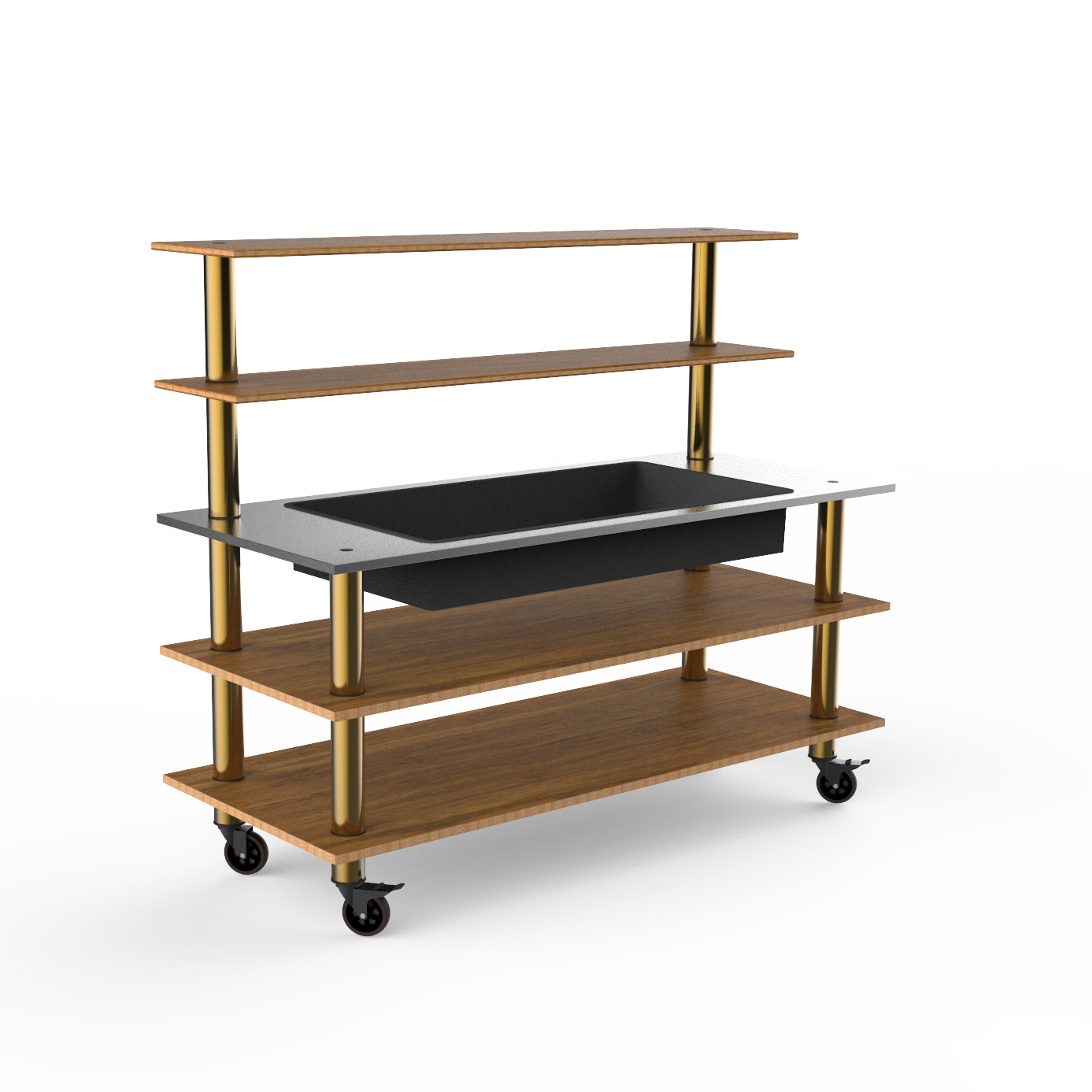 Pro Back Bar Station L 71.0" W 29.5" Modular
