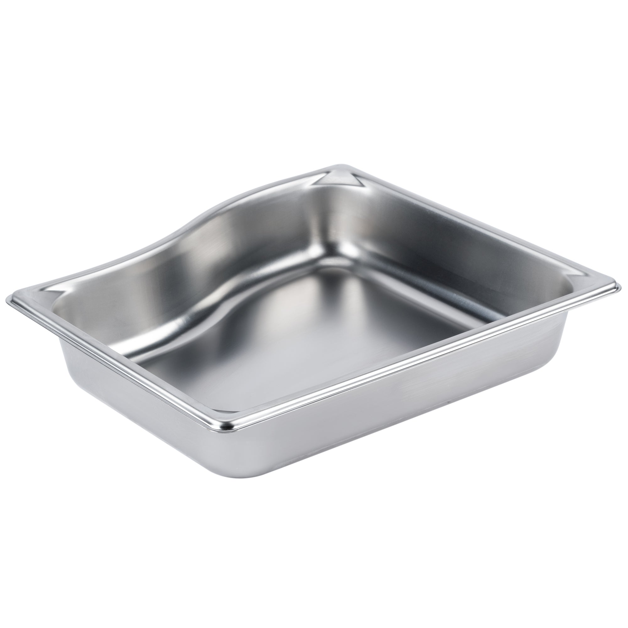 Full-size 2 ½-inch-deep Super Pan® stainless steel super shape short wild pan