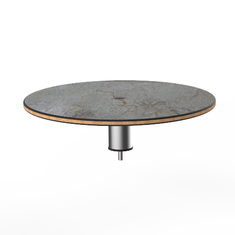 Round Low Display Shelf 24.0" Dia. Modular