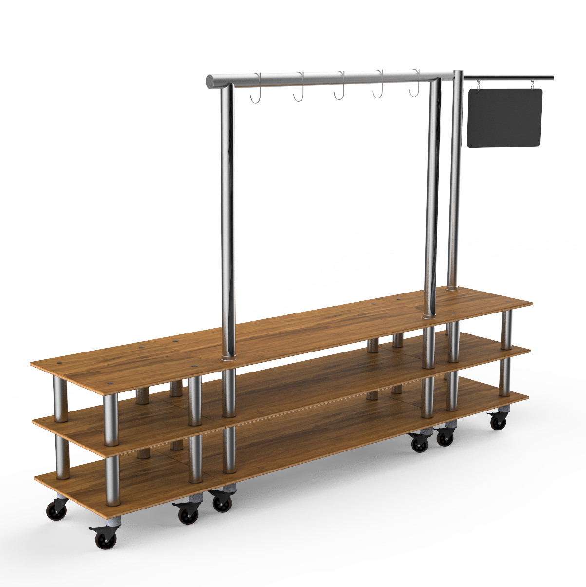 Salsa Bar Station L 130.0" W 29.5" Modular