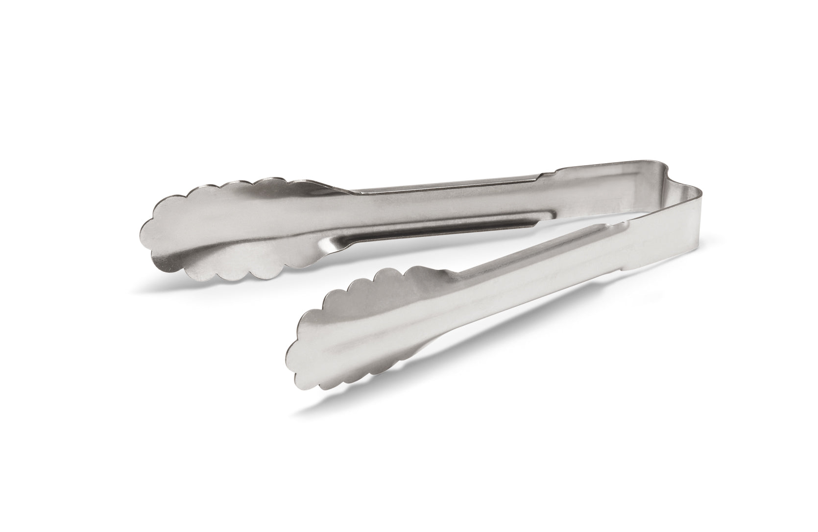 Heavy-Duty One-Piece Stainless Steel Tongs