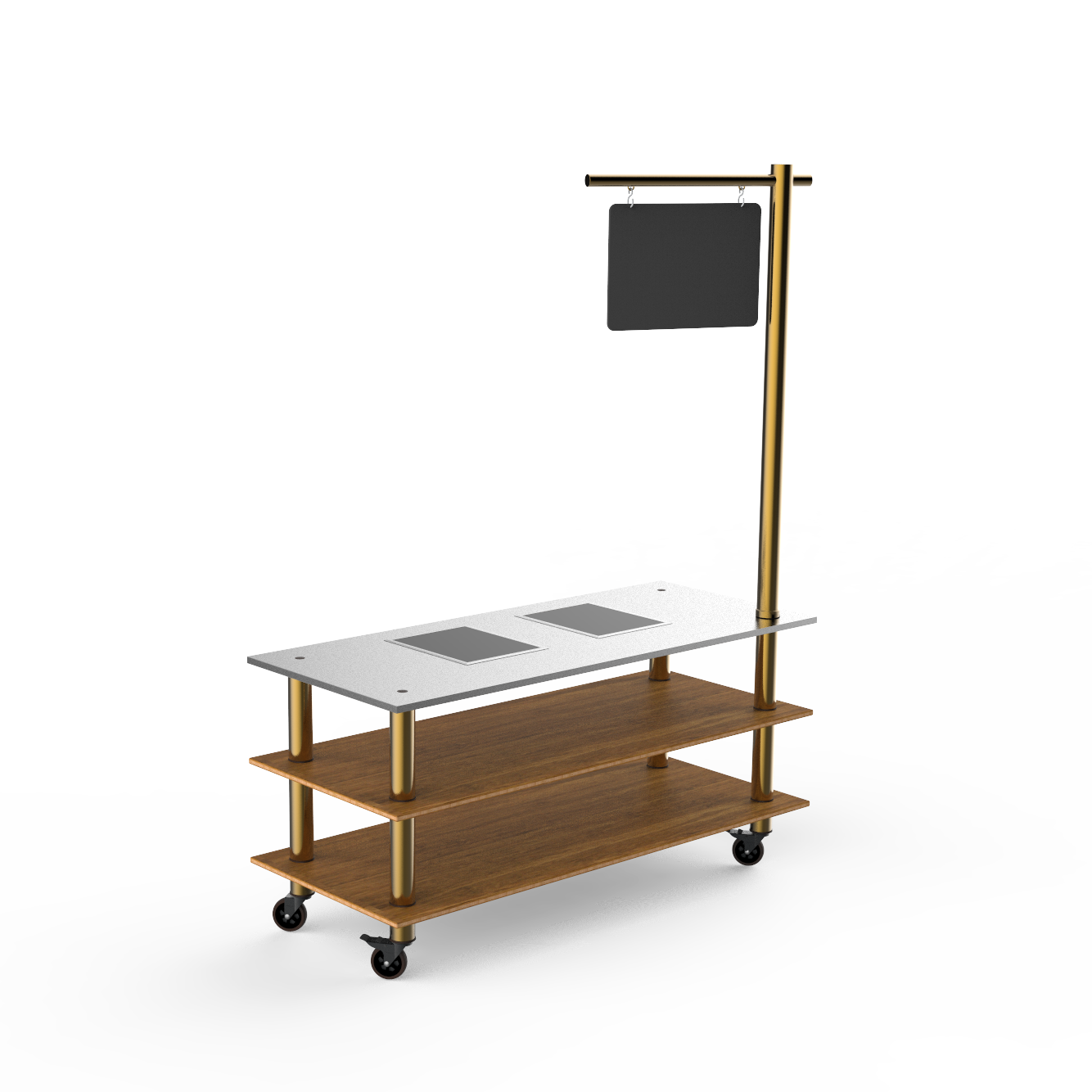 Pro Cooking Induction With Sign Post L 71.0" W 29.5" Modular
