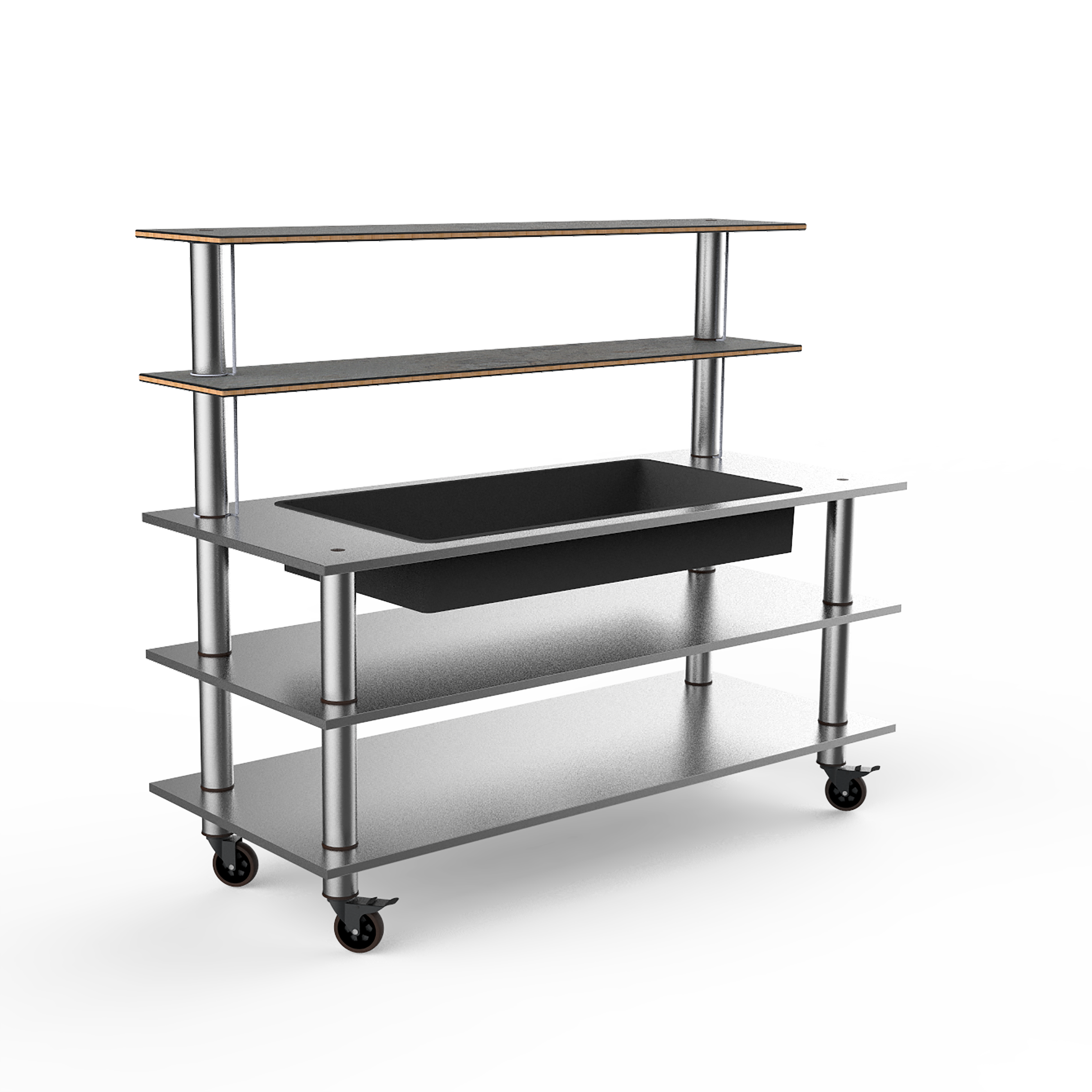 Pro Back Bar Station L 71.0" W 29.5" Modular