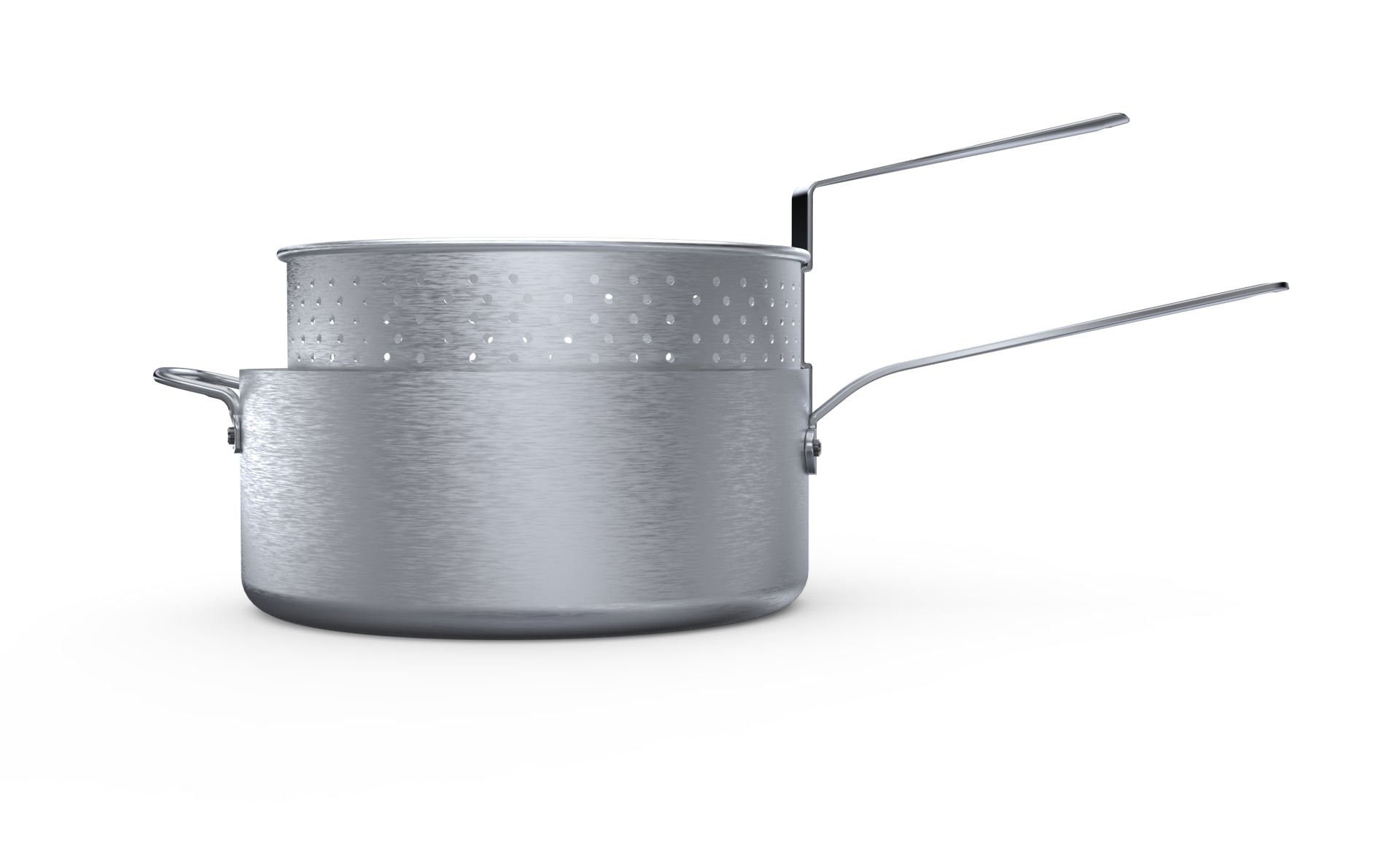 12-Quart Wear-Ever® Aluminum Fryer In Natural Finish and Plated Handle