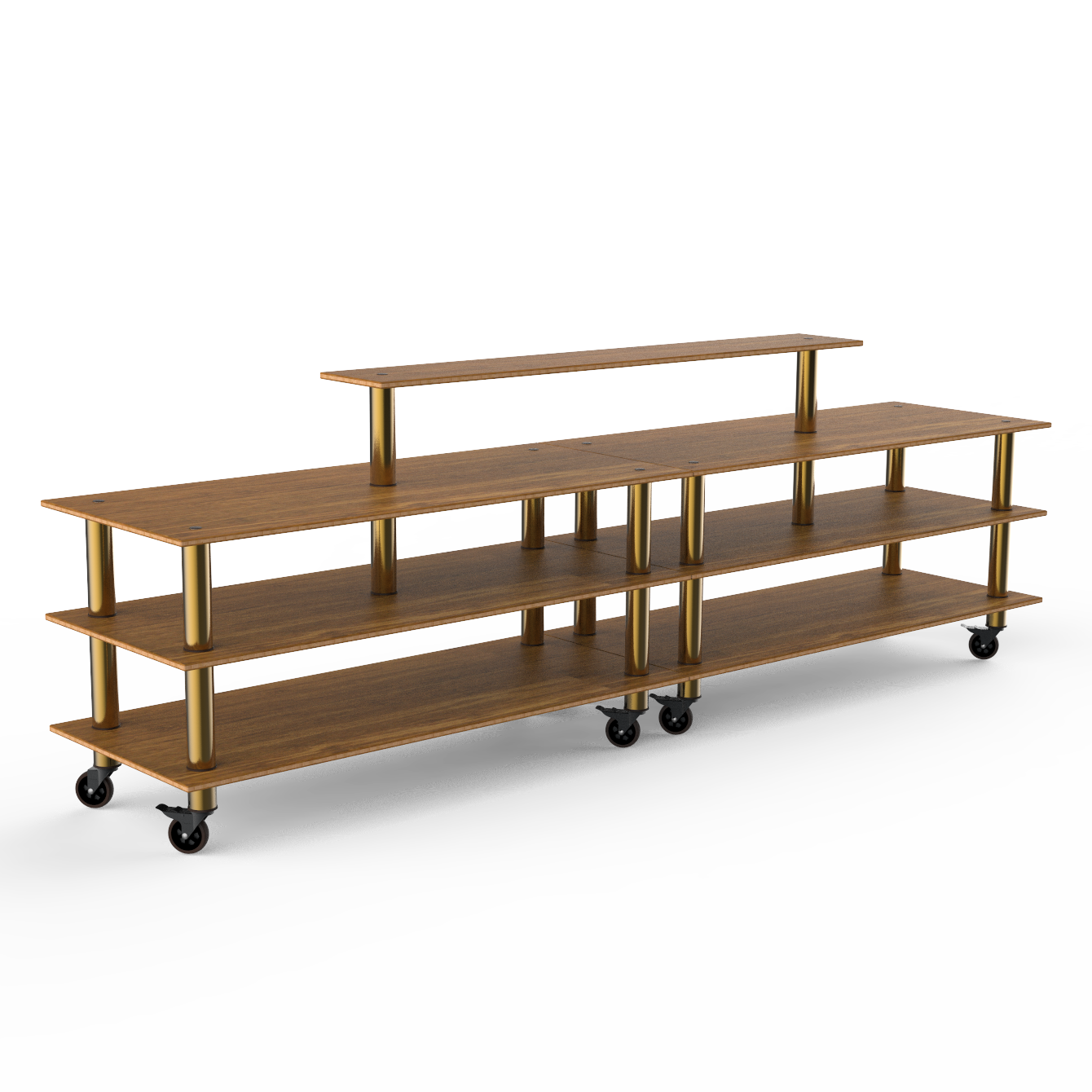 Double Display Buffet Station L 142.0" W 29.5" Modular