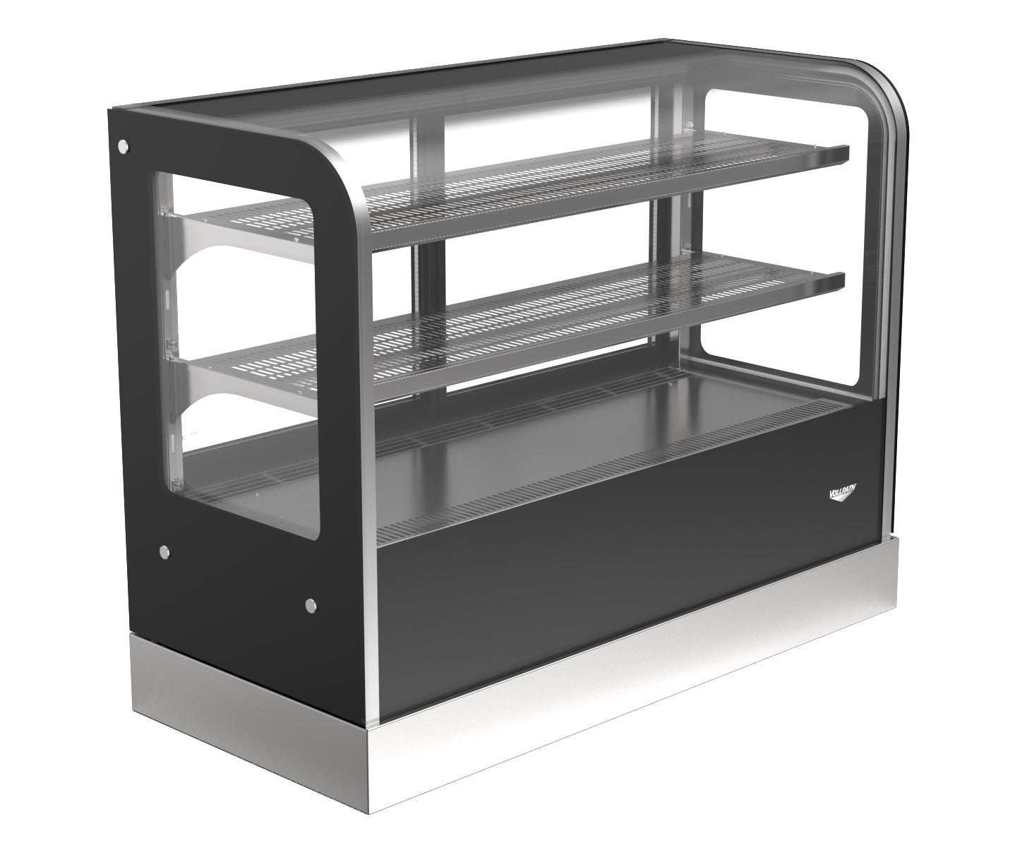 48-Inch-Wide 120-Volt Cubed-Front Countertop Heated Deli Display Case with Rear Access