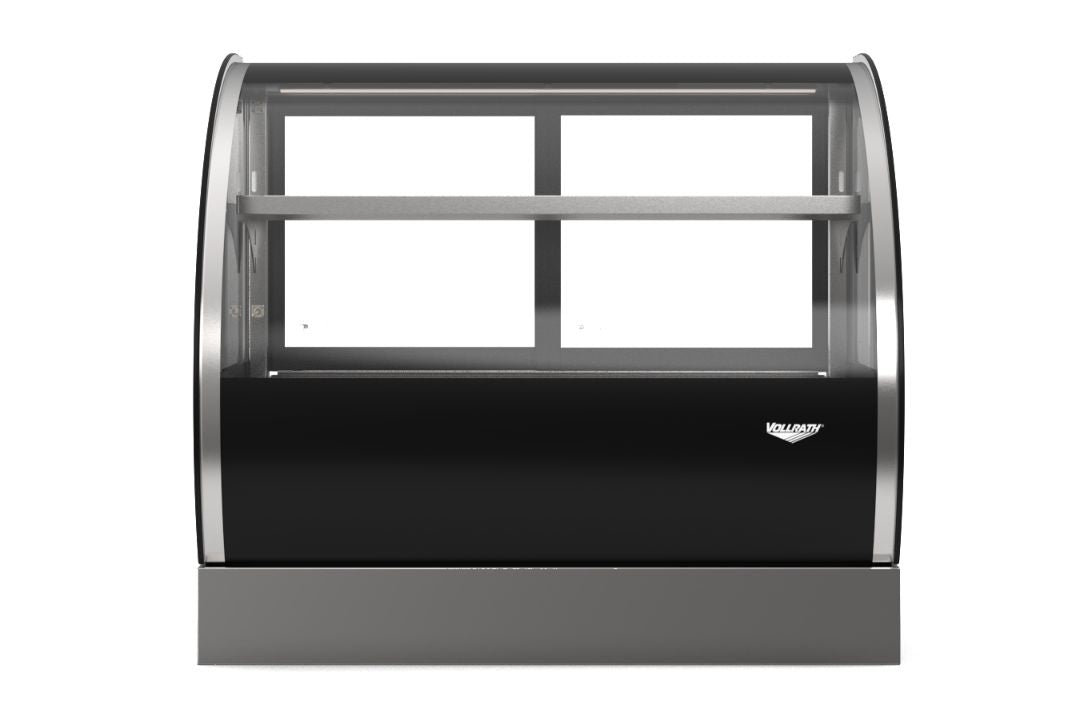 36-Inch-Wide 120-Volt Curved-Front Countertop Heated Deli Display Case with Rear Access