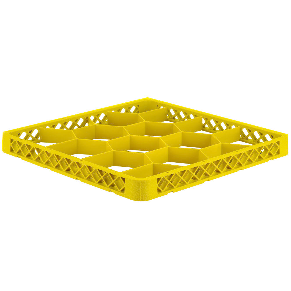 Traex® Full-Size Yellow 12 Compartment Glass Rack Extender