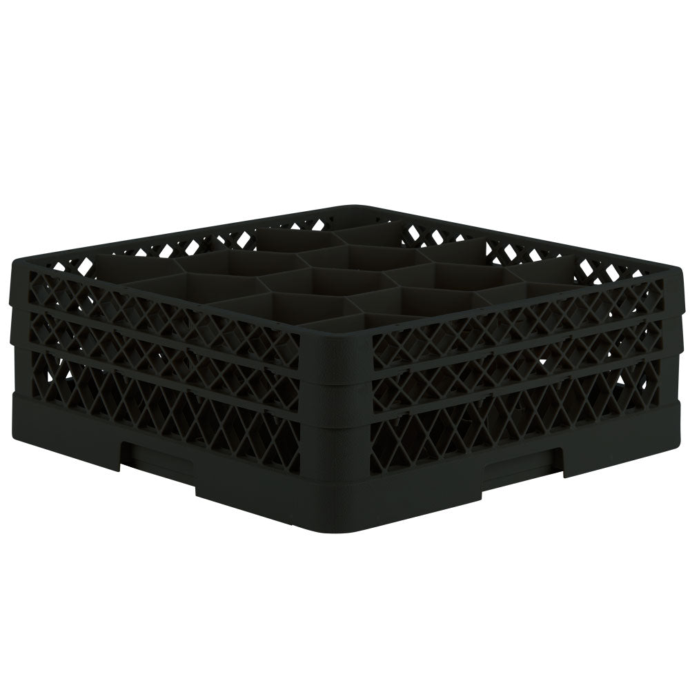 Traex® Full-Size Rack Max® Compartment Racks with two extenders in Black