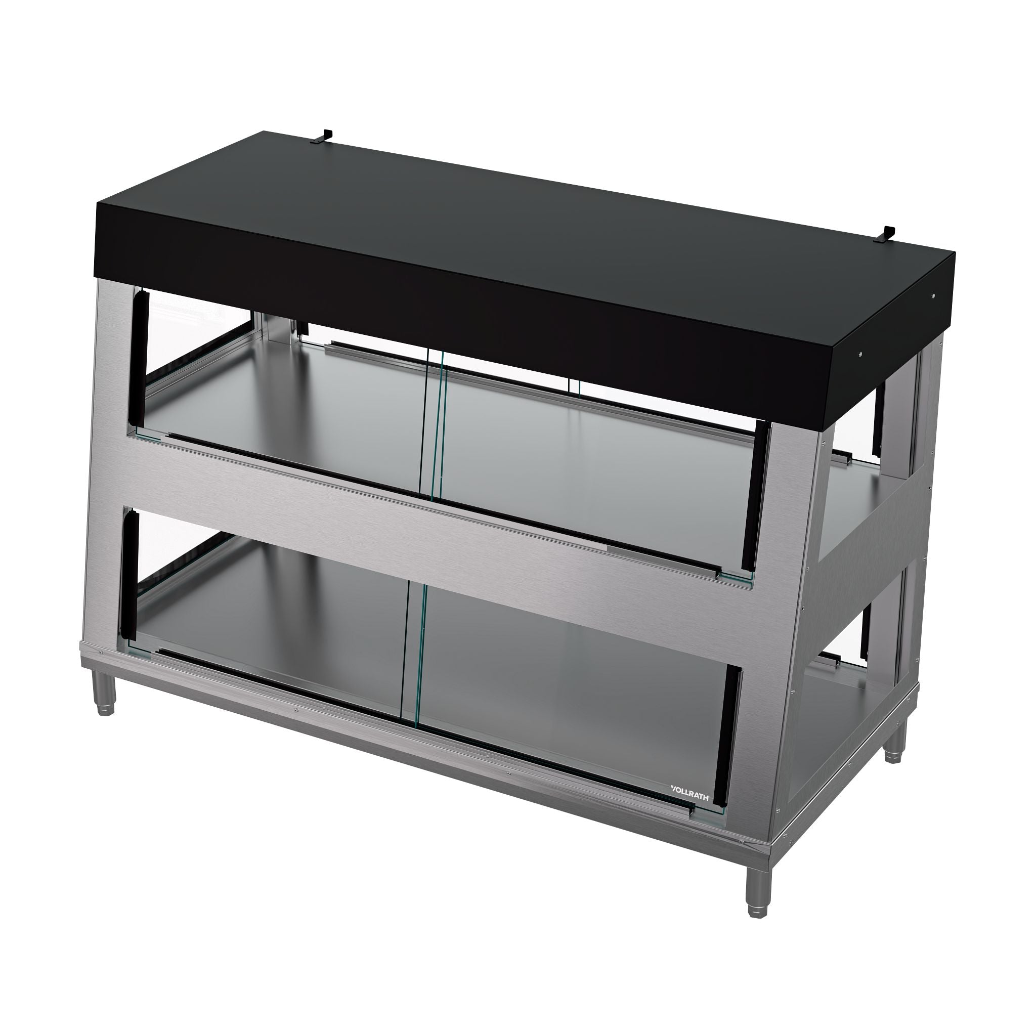 55-Inch-Wide 208-240-Volt 4-Pan Humidity-Controlled Hot Food Display Case