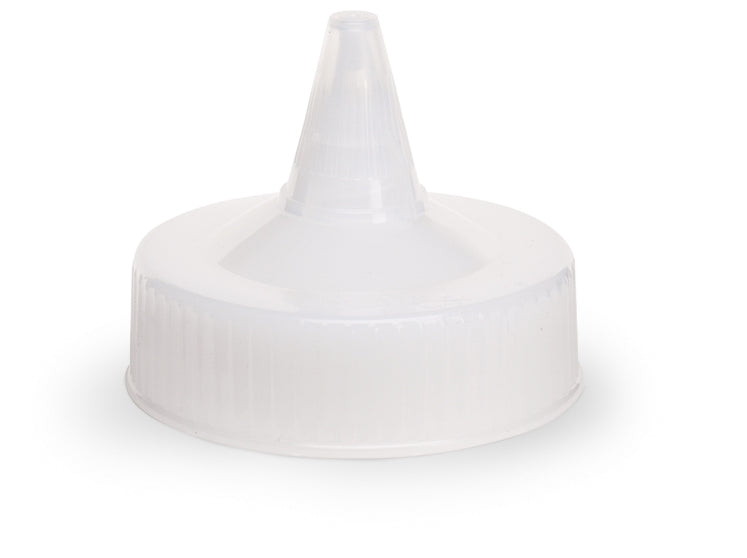 Traex® Squeeze Dispenser Replacement Cap with Single Tip Opening in Clear