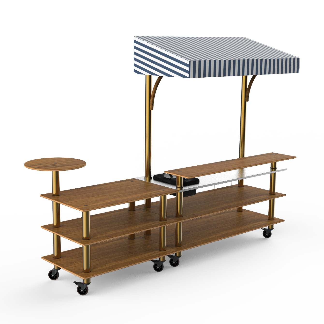 Mixology Bar Station L 125.0" W 41.0" Modular