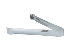 6-inch economy stainless steel pom tongs