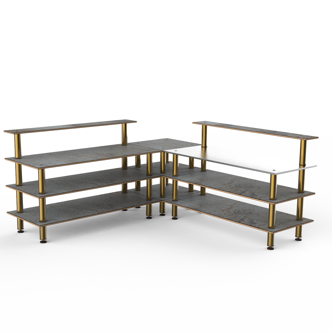 Pro Corner Station L 100.5" W 100.5" Modular